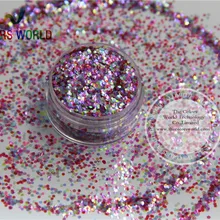 AFC01-25 микс 1 мм размер Фэнтези bullion цвета блёстки шестиугольные формы блестки для ногтей и DIY украшения 50 г/пакет