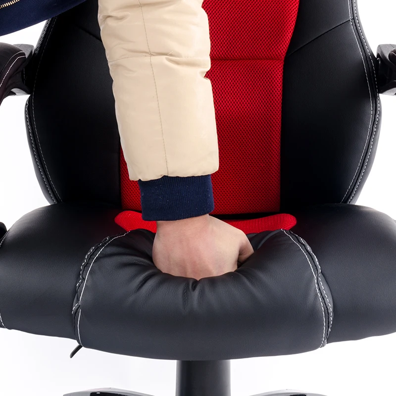 Simple Style Office Chair Multi-function Lifted Rotated Computer Chair Fixed Armrest Household Recl