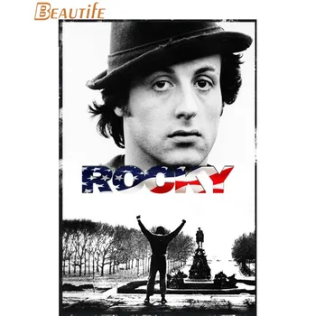 

Rocky Poster Cloth Silk Poster Home Decoration Wall Art Fabric Poster Print 30X45cm,40X60cm.50X75cm,60X90cm