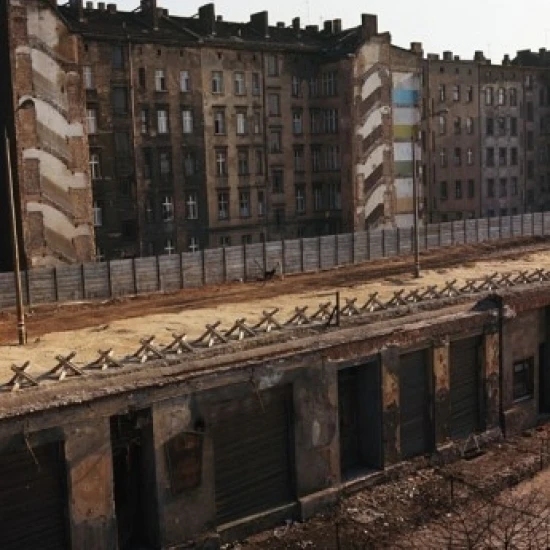 Abandoned buildings along a street  Bernauer Street  Berlin  Germany Poster Print (18 x 24)