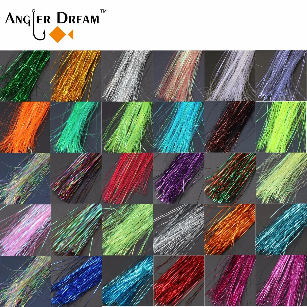 Fly Tying Starter Kit — Feathers, Fur, Thread, Hooks & Crystal Flash For Making Dry & Wet Flies
