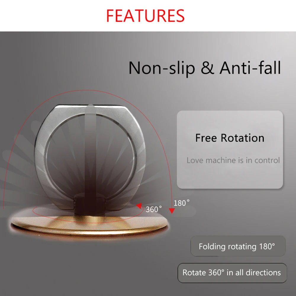 Smartphone Stand Holder Finger Ring Mobile Phone Holder For iPhone X XR XS Max 8 7 Plus IPAD MP3 Car Mount Stand For Samsung
