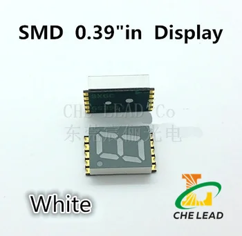 

WHITE 0.39" 0.39in SMD LED Display Nixie tube 0.39 inches 7 Segment 1 Bit smd Digital Tube Plastic Metal Common Anode