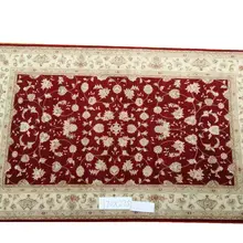 Узловатый вручную шерстяной и Шелковый Восточный персидский ковер ручной персидский ковер 3 6x9gc157peryg9