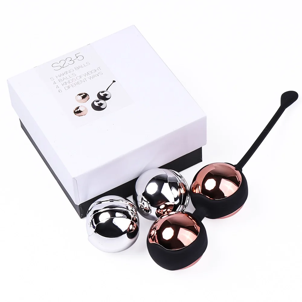 

Safe Silicone Smart Ball Kegel Ben Wa Ball Vaginal Tighten Exercise Machine Vibrators Vaginal Geisha Ball for Womens