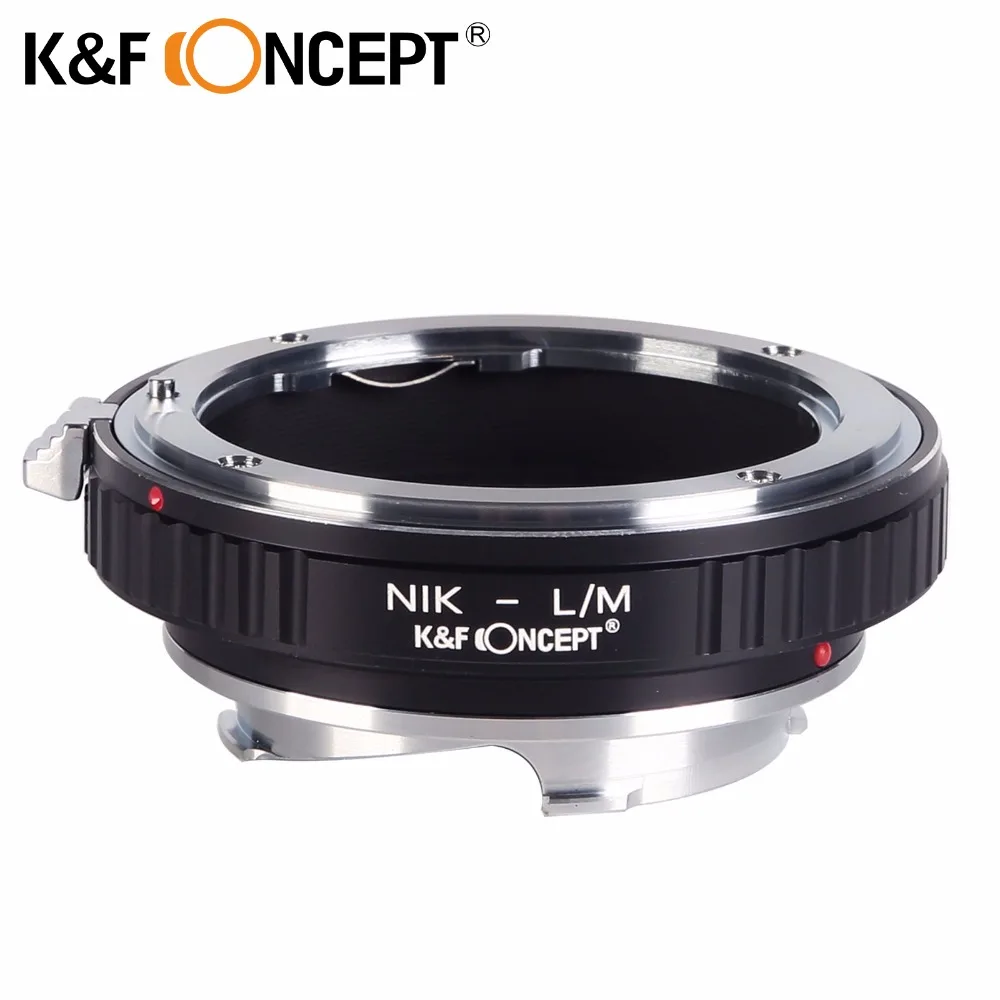 K&F CONCEPT Lens Mount Adapter for Nikon Mount Lens (to) fit for Leica