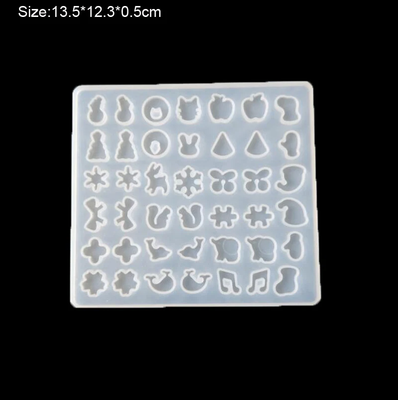 1PC Love Castle Chess Liquid Silicone Expoxy Mold Resin Jewelry Mold UV Pendant Jewelry Accessories Handcraft Earrings Tool