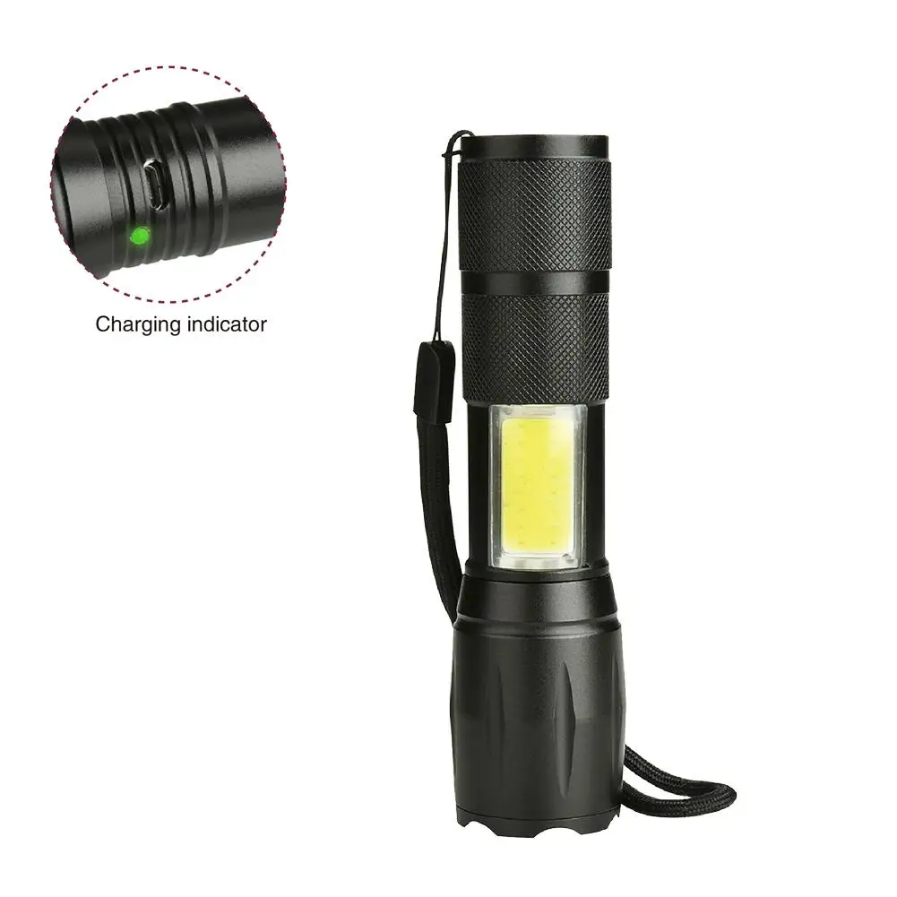 SKYWOLFEYE 8000 Lumens 4 Modes Flashlight T6 Handy LED Rechargeable Torch Flash Light Pocket Lamp | Освещение