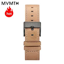 MVMT Italian calf leather strap fashion trend Korean version 40mmdw universal strap