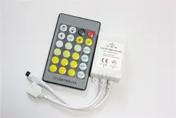 Новый 24 ключевых ИК-пульт дистанционного диммер контроллер для Dual White CT Цвет Температура DC12-24V CCT светодиодные полосы света