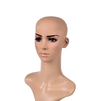 

1pcs Funny Latex Skin Fake Bald Head Unisex Fancy Film Party Dress Skin Head Wig Cap Latex Mask Hat Light Shade Bald Cap