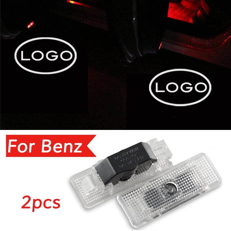 2X Led For BMW Logo Light E39 e52 e53 X DRIVE M Performance Logo Projector Door Laser Light Accessories Decorative Lamp 7W 12V
