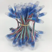 3000 шт. WS2811 пикселей модули DC5V WS2811 IC полноцветный Водонепроницаемый IP68 RGB светодиодный цифровой светодиодный пиксельный светодиодный Новогодняя гирлянда