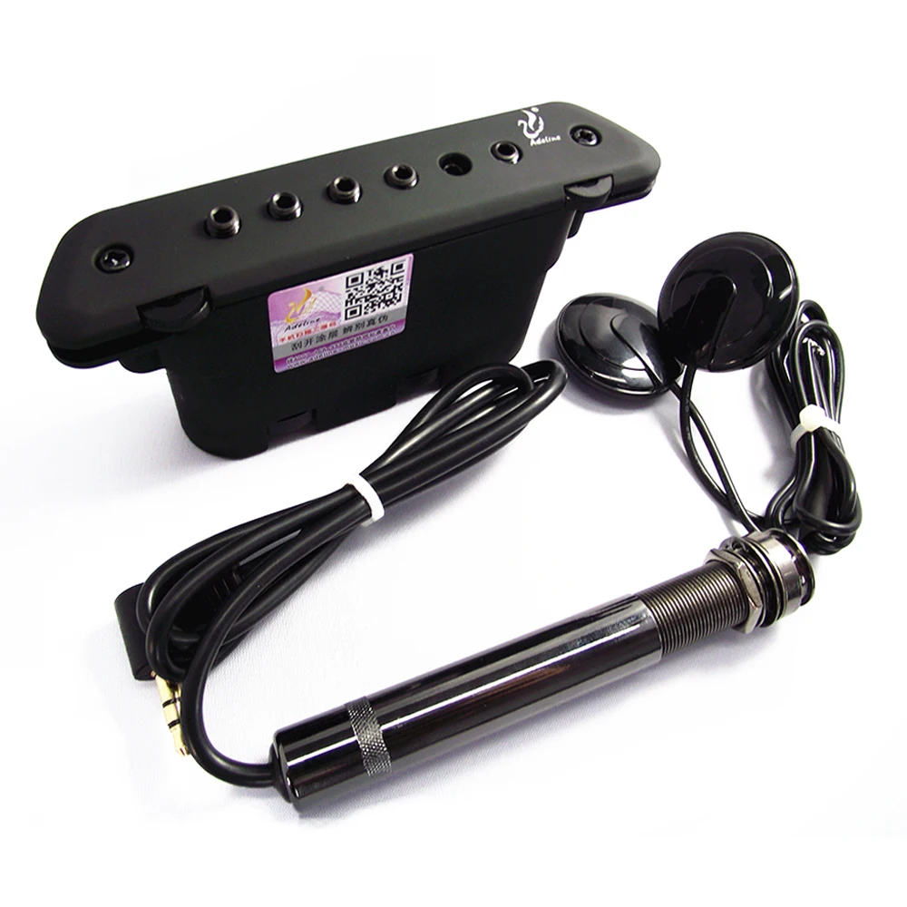 Adeline Double Coil Active Soundhole 3D Pickup Soundboard Slap Pickup
