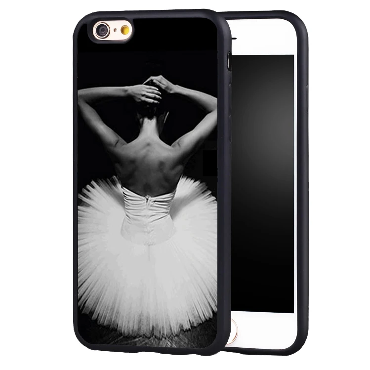 ballet ballerina Shoes dancing girl Soft Rubber Full Protective case Cover For iPhone X 8 7 7Plus 6 6S Plus 5 5S 5C SE |