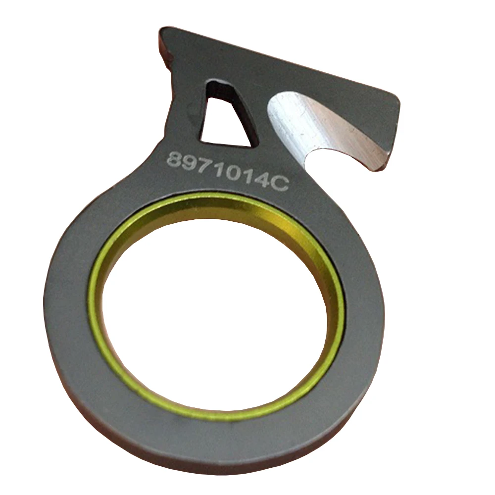 

Lap-belt Cutter Outdoor EDC Tool Thumb Grip Keychain Gear Hook Knife