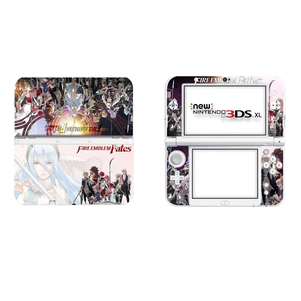 

Game accessories for Nintendo New 3DSLL/XL ( Vinyl Skin Sticker Protector + Split Crystal Shell Cover Case)