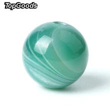TopGoods натуральный зеленый полосатый Агат Бусины Сердолик Драгоценный камень свободный Оникс Камень бисер 1" для DIY Камень рождения ювелирных изделий