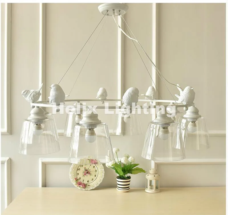  Free Shipping D65cm/D85cm LED Modern Nordic Style Creative Brief Restaurant Lights Bird Personalize - 32797774942