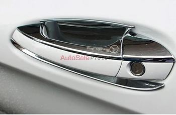 

For Mercedes Benz CLA C117 W117 2014-2015 Left Hand Drive ABS Chrome Door Handle Cover Trim 8pcs