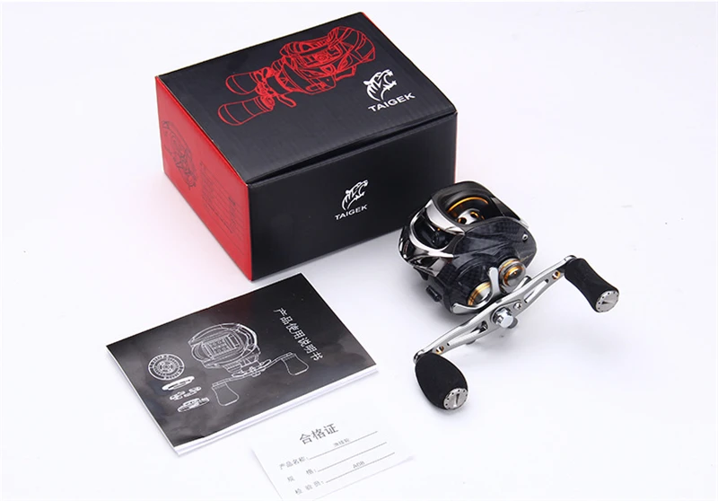 Vivid-worlD Taigek baitcasing Reel 19BB Рыболовная катушка 6,3: 1 высокоскоростная колесная Приманка в форме капли воды