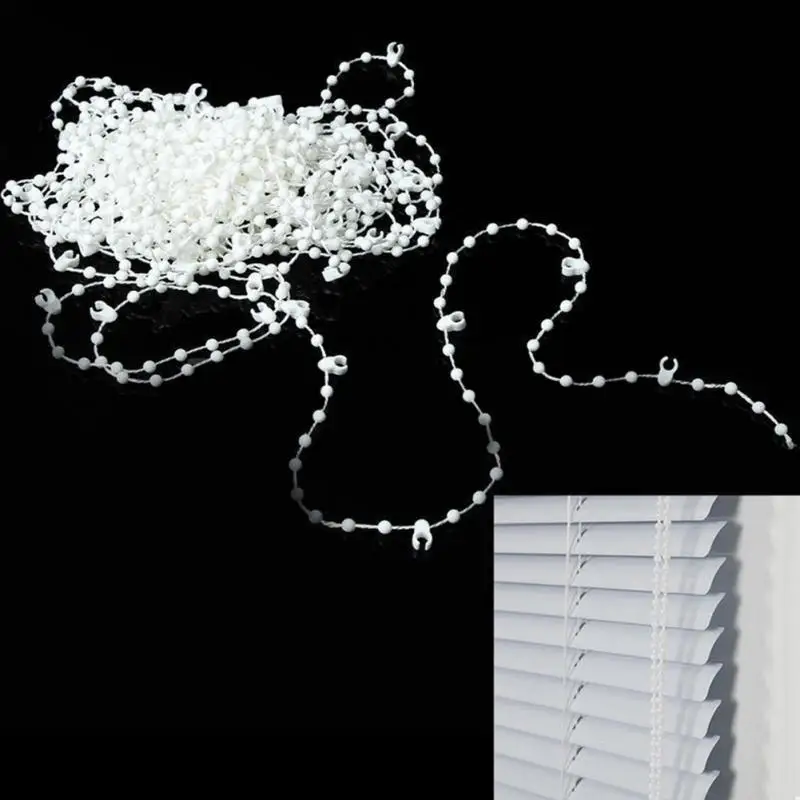 10 M cortina de rodillo blanco persianas verticales Cadena de cuentas para el obturador de 89mm cortina romana cortina Vertical para el hogar ventana de uso