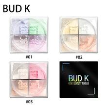 Beatuty пудра увлажняющий крем свободный порошок 4в1 гладкое масло для макияжа-контроль Осветляющий отбеливающий консилер прессованный Пудра со спонжем