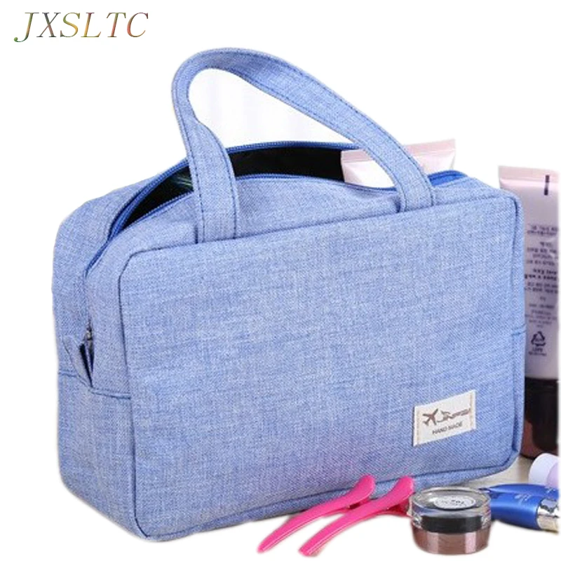 Women Bag Large-capacity Clothing Tourism Luggage Organizer Bursa Canvas Waterproof Makeup Cleaning Cover For Clothes Handbag
