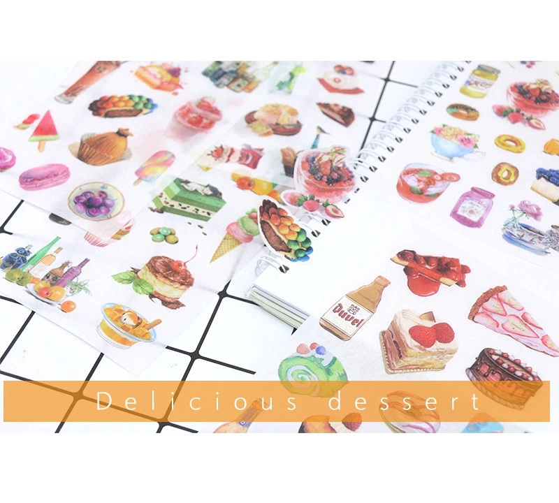 Girl Cartoon Stickers Anime Cute Kawaii Sticker Mobile Phone Book Gift DIY Ablum Diary Scrapbooking decoration label Stickers