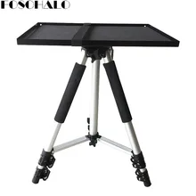 FOSOHALO Universal Portable Free Lifting Aluminum Alloy Projector Camrea Tripod Stand With Tray Camera Adjustable Tripods