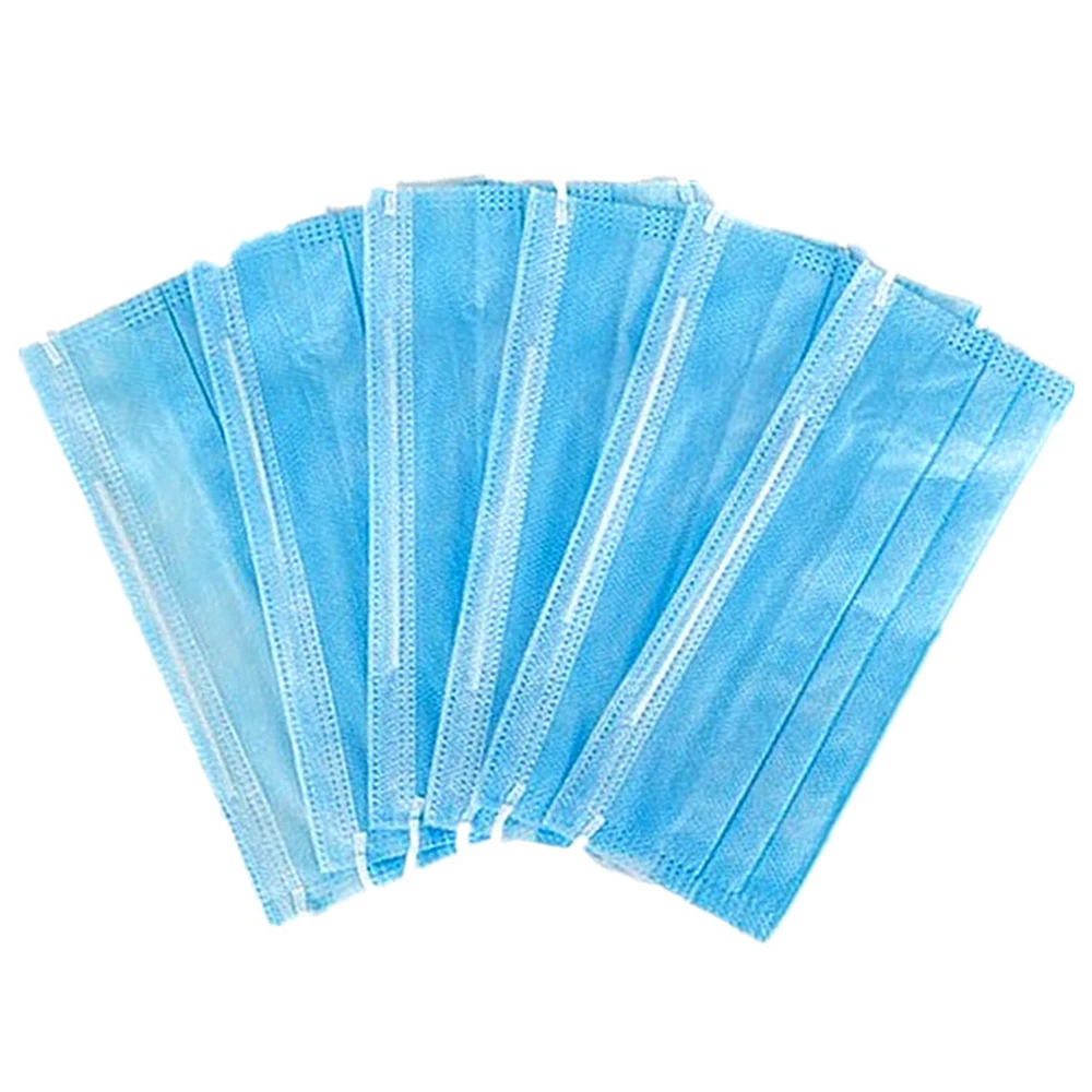 

180pcs 3 Layers Protective Dustproof Cover Masks Set Disposable Facial Mask Anti-Dust Surgical Medical Salon Earloop Face Masks