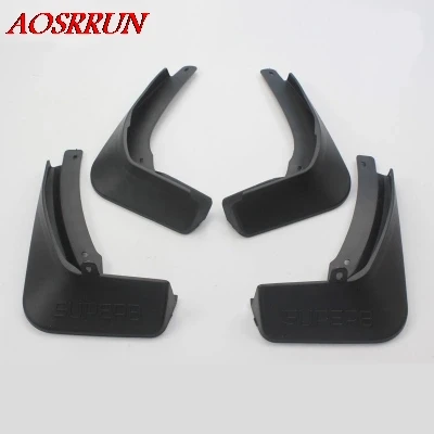

4PCS car styling High quality Soft plastic Mud Flaps Splash Guard car-covers fit for Skoda Superb B8 2016 sedan accessories