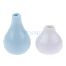 Кукольный домик Миниатюрный керамический фарфор цветы для декора ваза набор из 2 шт. 12th весы