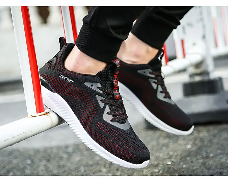 2019 Air Mesh Спортивная обувь для мужчин Уличная спортивная обувь женские дышащие ультралегкие Кроссовки Спортивная беговая Обувь со шнуровкой