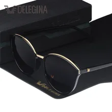 Женские Модные поляризованные солнцезащитные очки в кошачьем стиле, солнцезащитные очки, большие тени для женщин, UV400, черные, прозрачные, Oculos