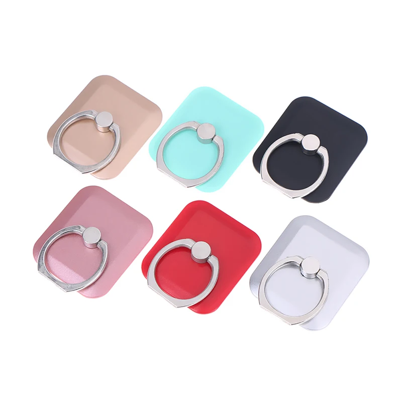 Square Finger Ring Mobile Phone Stand Holder For iPhone X 8 7 6 6S Plus Smart Phone For MP3 Car Mount Stand For Samsung