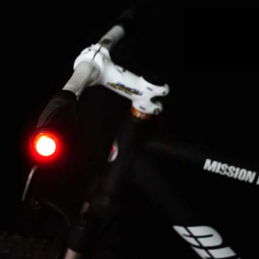 

2pcs 1pair Safety Cycling Bike Turn Signal Handle Bar End Plug LED Light Lamp