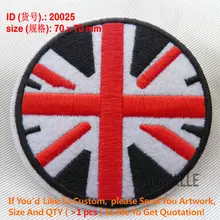 20025 Флаг Великобритании патч, Англия, Великобритания, Gbr железа на патчи гарантированно качество аппликации на заказ