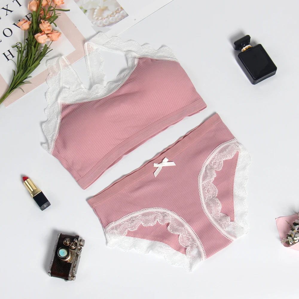  CMENIN Sexy Women Bra Set Lace Underwear Set Bras Soft Ladies Panties Bra Tops Push UpLingerie Bra 
