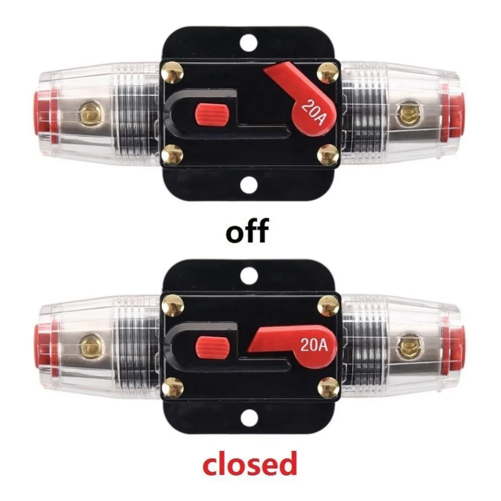 12v Truck Car Audio Stereo Amp Amplifier Breaker Fuse Holder Inline