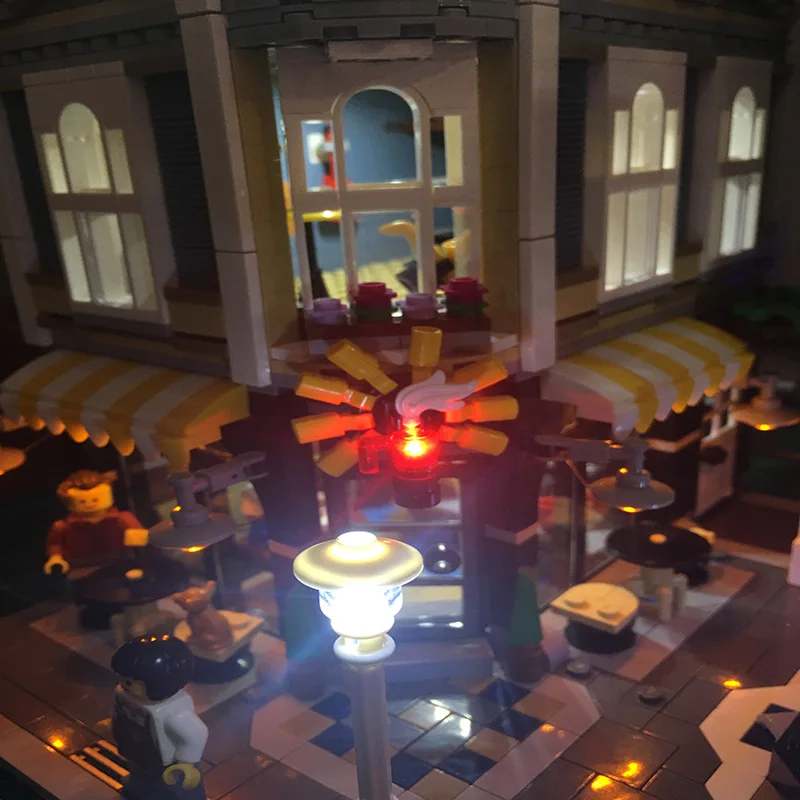 Led Light Set For Lego Building City Street 10255 The Assembly Square Toys Compatible 15019 Blocks Creator City Street Lighting (5)