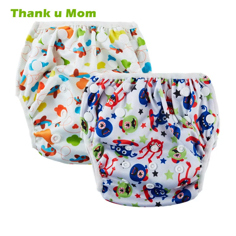 Thank u Mom Brand One Size Fit All Swimming Cloth Diaper Baby Swim