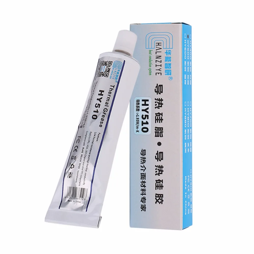 Thermal Compound Thermal Paste Large Needle HY510-ST100 Apply to CPU VGA LED Chipset & PC Components Conductive Plaster Sink