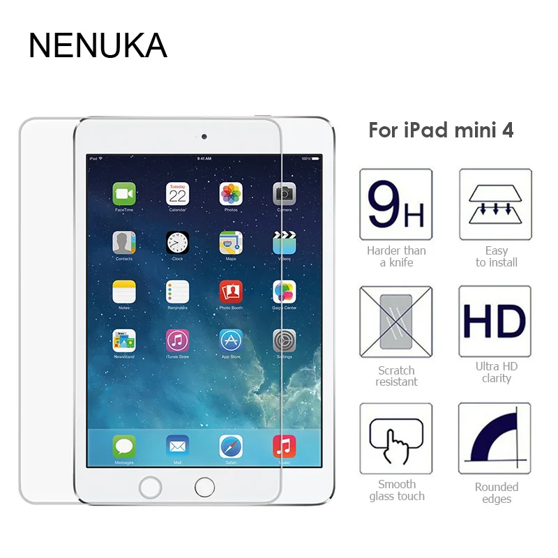 for apple mini4 tempered glass screen protectors 7 9inch protective guard cover nano for apple mini4 tempered glass screen protectors 7 9inch protective guard cover nano