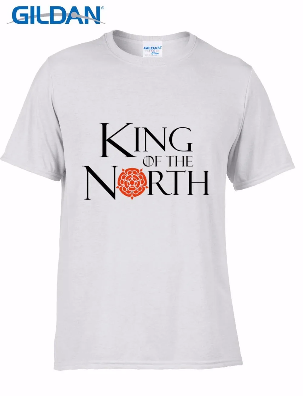 Мужская футболка с коротким рукавом King Of The North летняя повседневная круглым