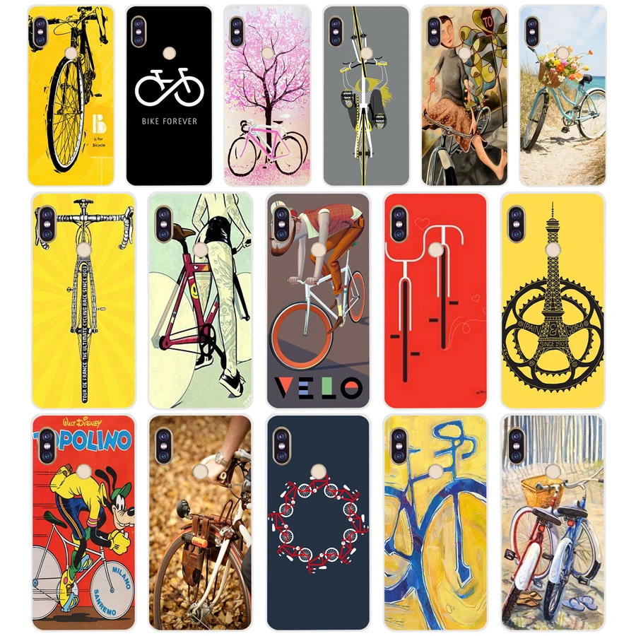 

29SD bike bikes cycle cycling For Soft Silicone Tpu Cover phone Case for xiaomi redmi 6 Pro 6A note 5 6 Pro mi 8 lite