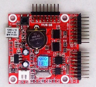 Tf-s6h (tf-s5h) мини-светодиодный дисплей Панель управления, f3.75/P4.75 f5.0/P7.62 P10 одного и двойной светодиодный модуль контроллера