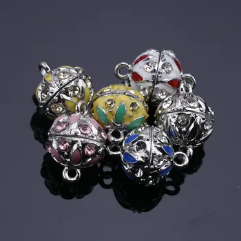 

6pcs/Lot 17 * 12 mm lanterns drip magnetic buckle bracelet necklace fashion jewelry accessories-N7000125