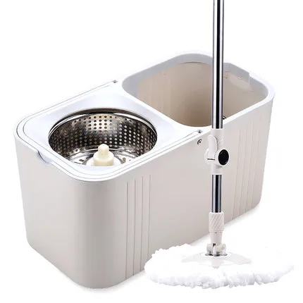 

304 stainless steel automatic mop bucket rotating mop for mop home double mop