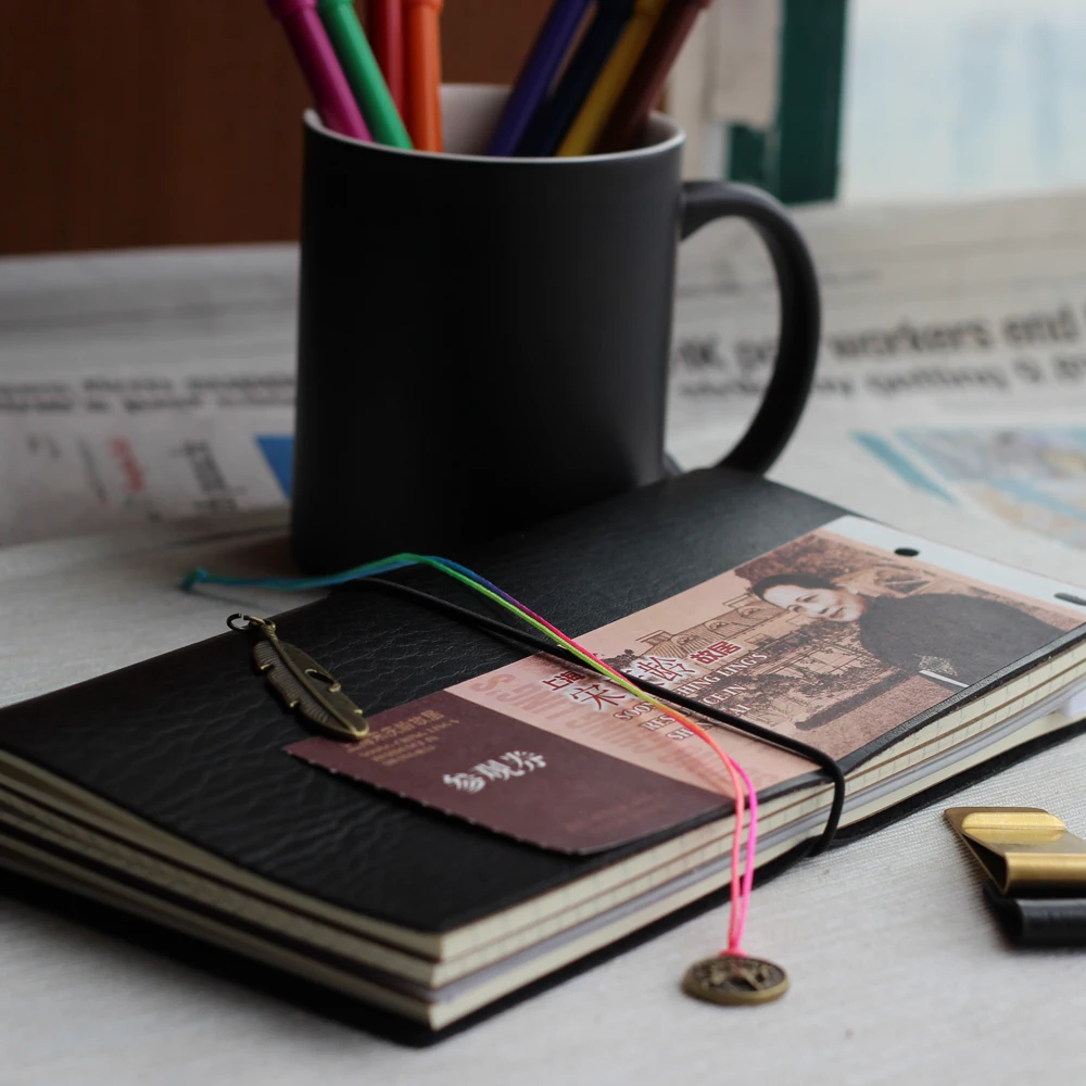 Винтаж классические кожаные офисные школы traveler bullet journal и Ноутбук канцелярские